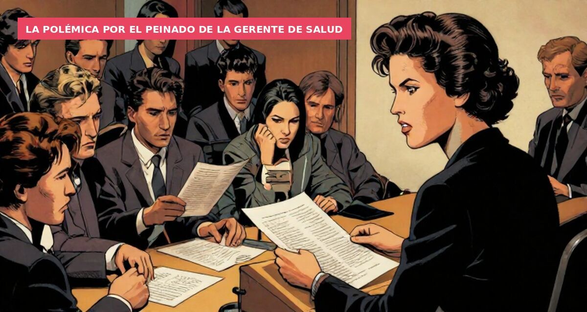 La polémica por el peinado de la gerente de Salud