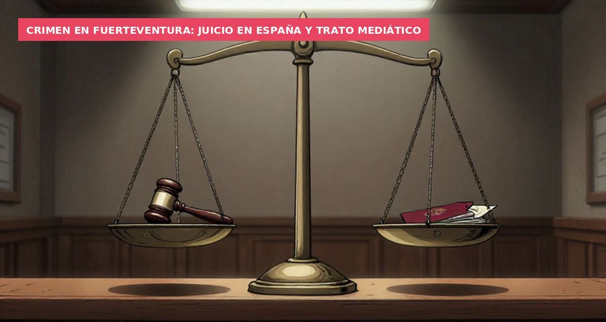Crimen en Fuerteventura: juicio en España y trato mediático