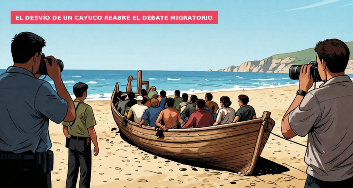 El desvío de un cayuco reabre el debate migratorio