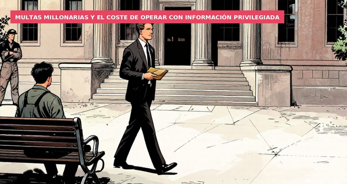 Multas millonarias y el coste de operar con información privilegiada