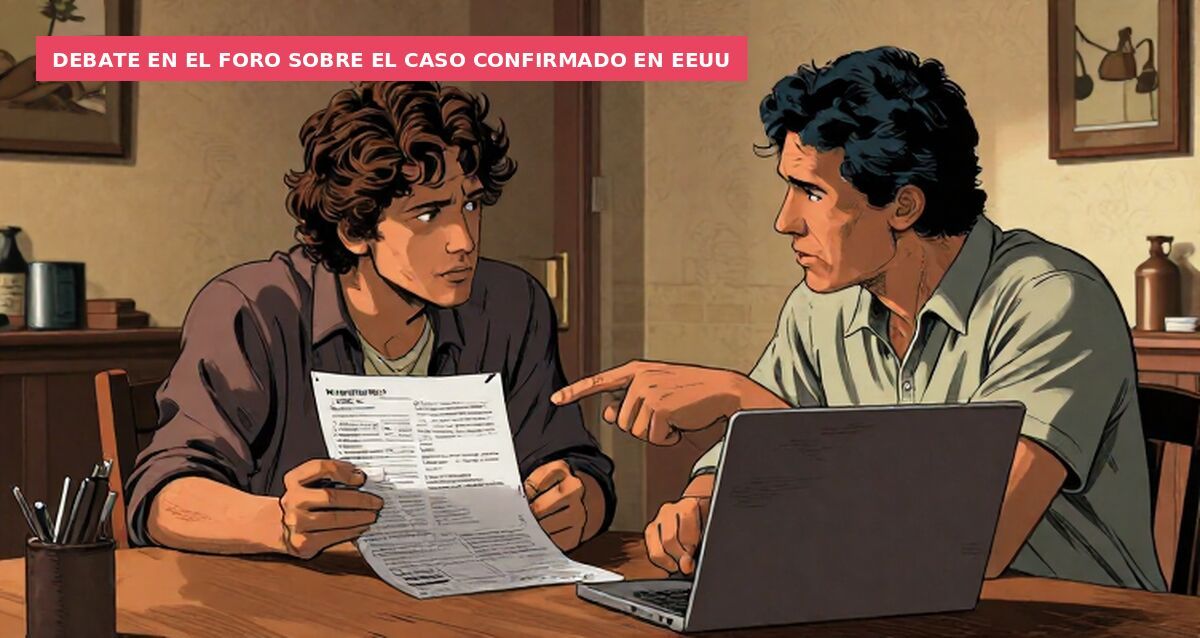 Debate en el foro sobre el caso confirmado en EEUU