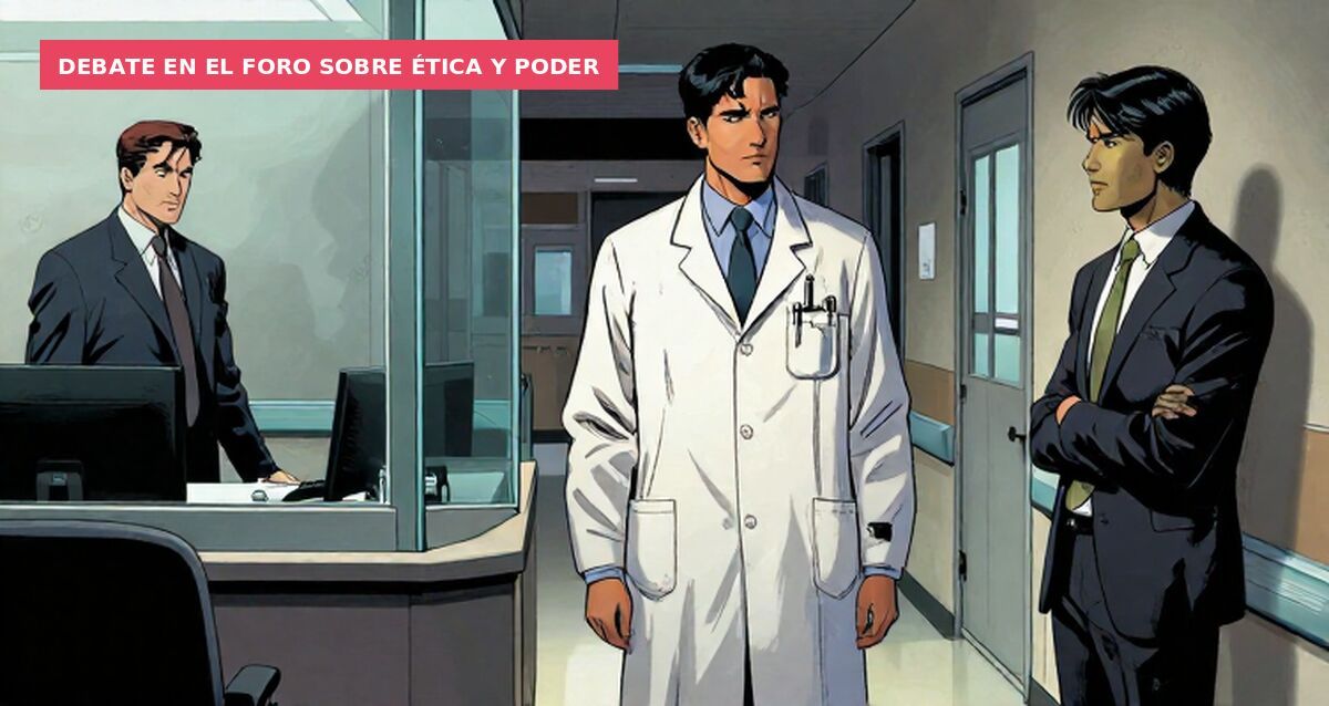 Debate en el foro sobre ética y poder