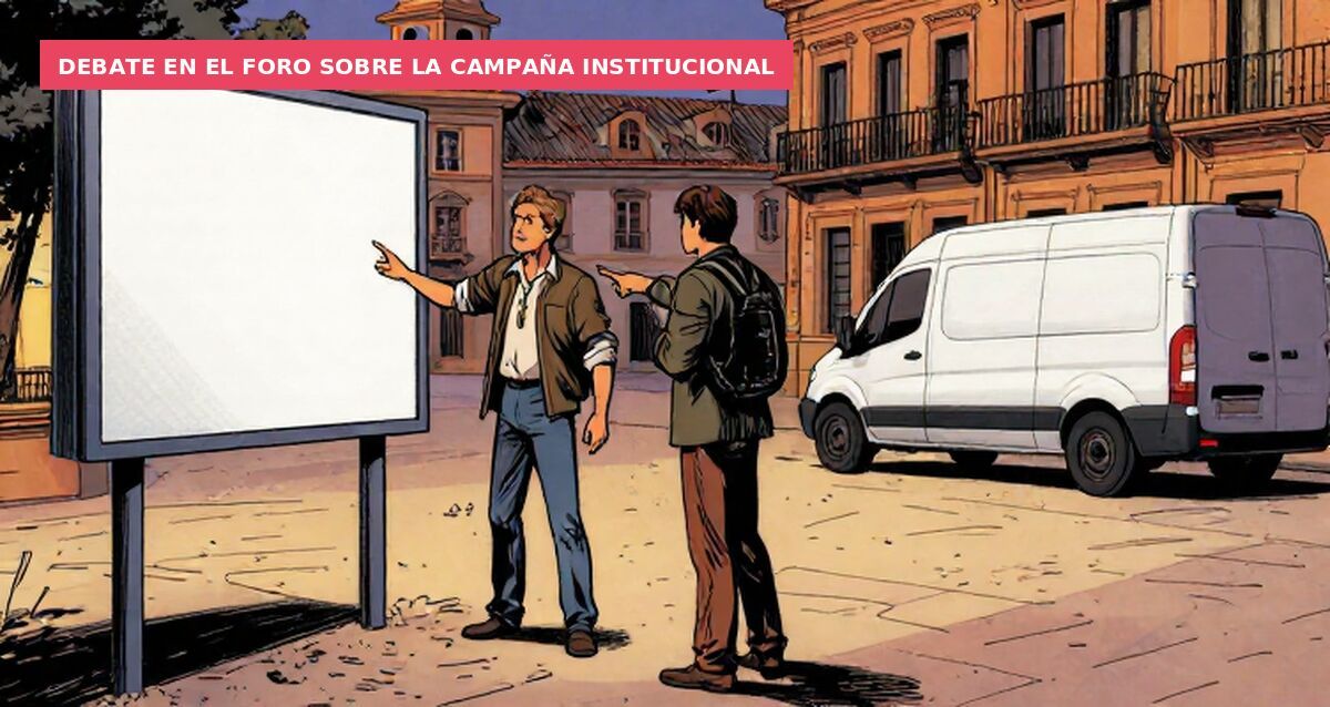 Debate en el foro sobre la campaña institucional