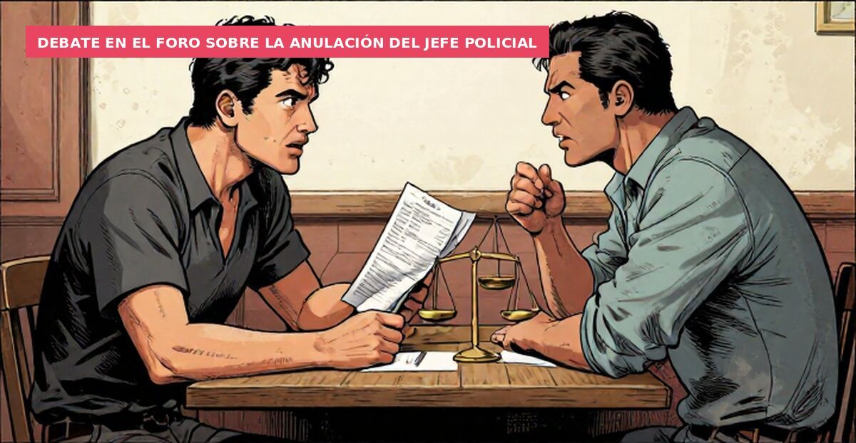 Debate en el foro sobre la anulación del jefe policial