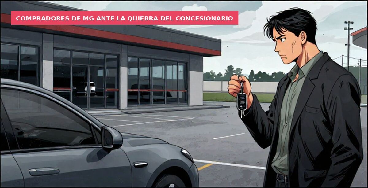 Compradores de MG ante la quiebra del concesionario