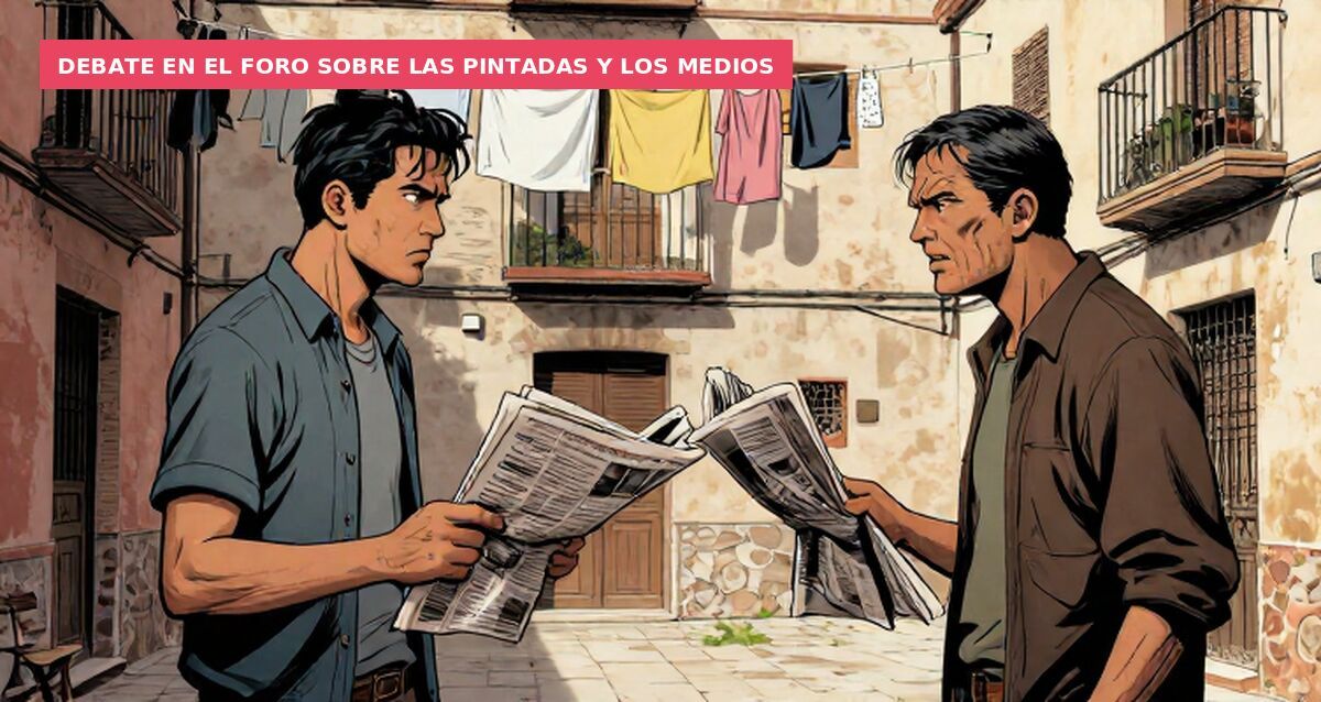 Debate en el foro sobre las pintadas y los medios