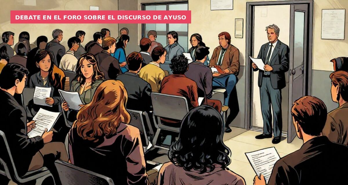 Debate en el foro sobre el discurso de Ayuso