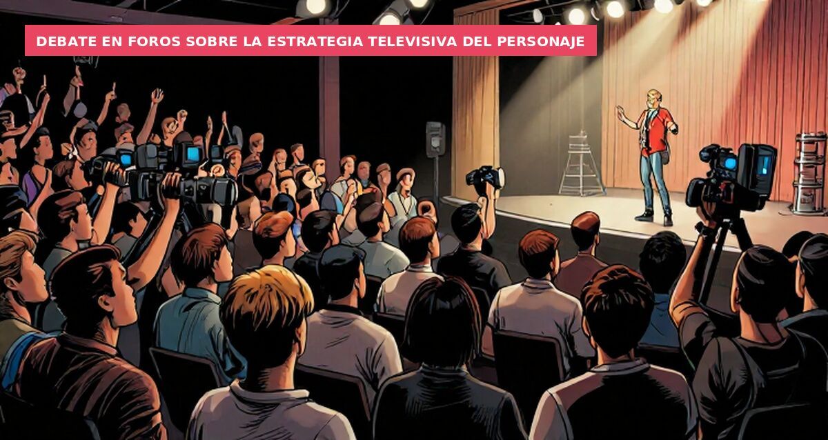 Debate en foros sobre la estrategia televisiva del personaje