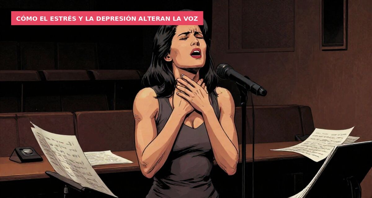 Cómo el estrés y la depresión alteran la voz