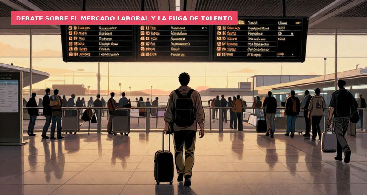 Debate sobre el mercado laboral y la fuga de talento