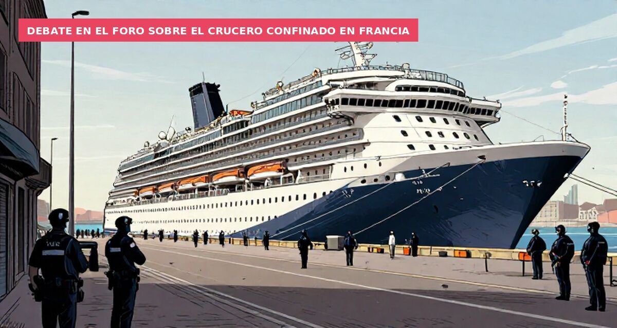 Debate en el foro sobre el crucero confinado en Francia