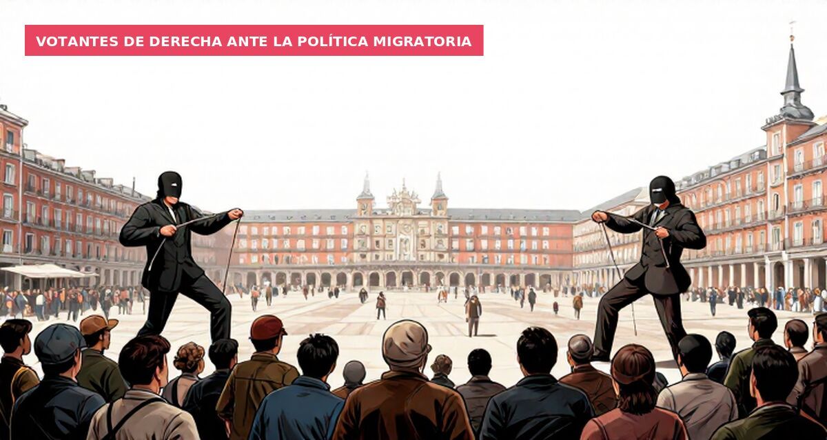 Votantes de derecha ante la política migratoria