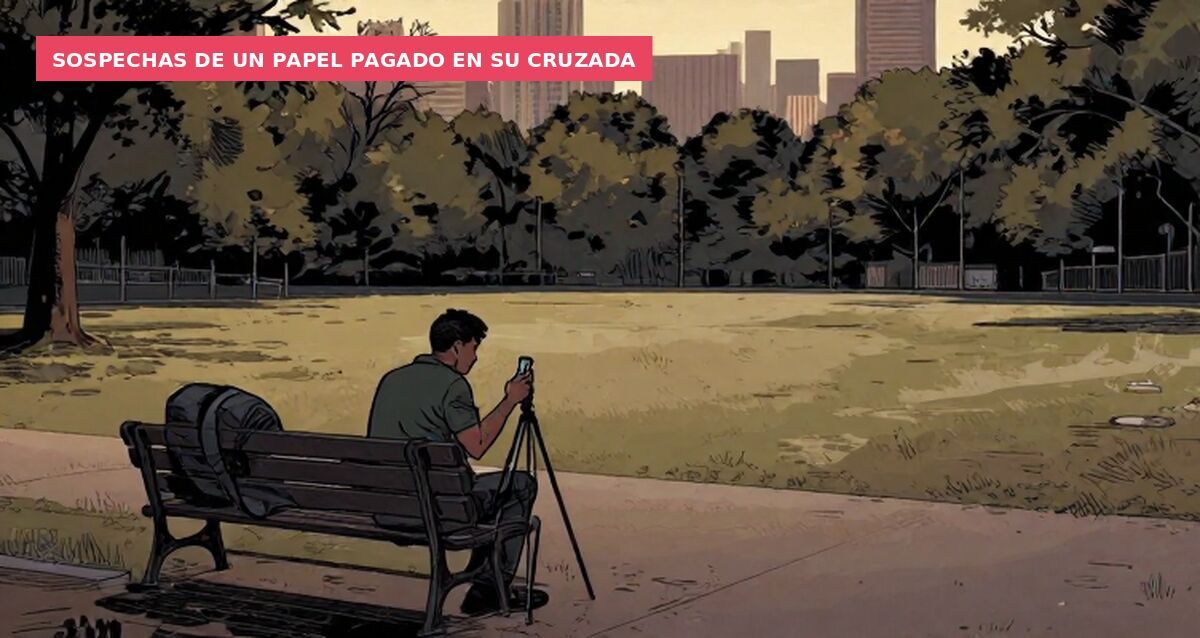 Sospechas de un papel pagado en su cruzada