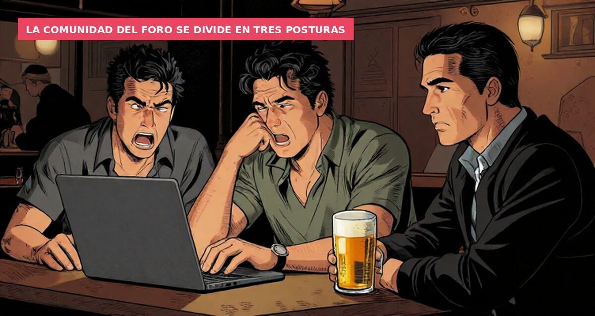 La comunidad del foro se divide en tres posturas