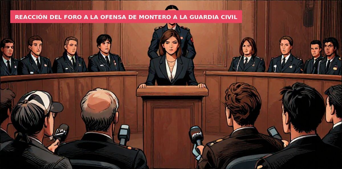 Reacción del foro a la ofensa de Montero a la Guardia Civil