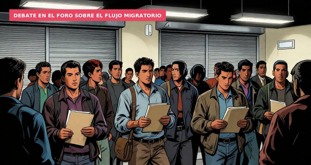 Debate en el foro sobre el flujo migratorio