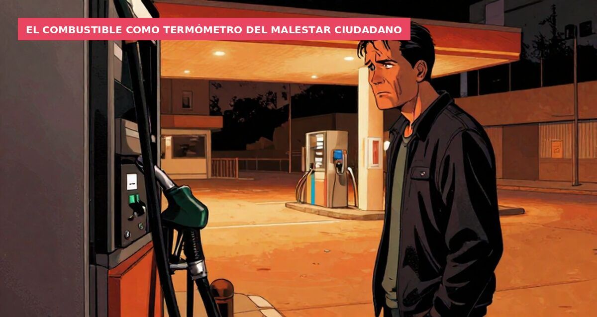 El combustible como termómetro del malestar ciudadano