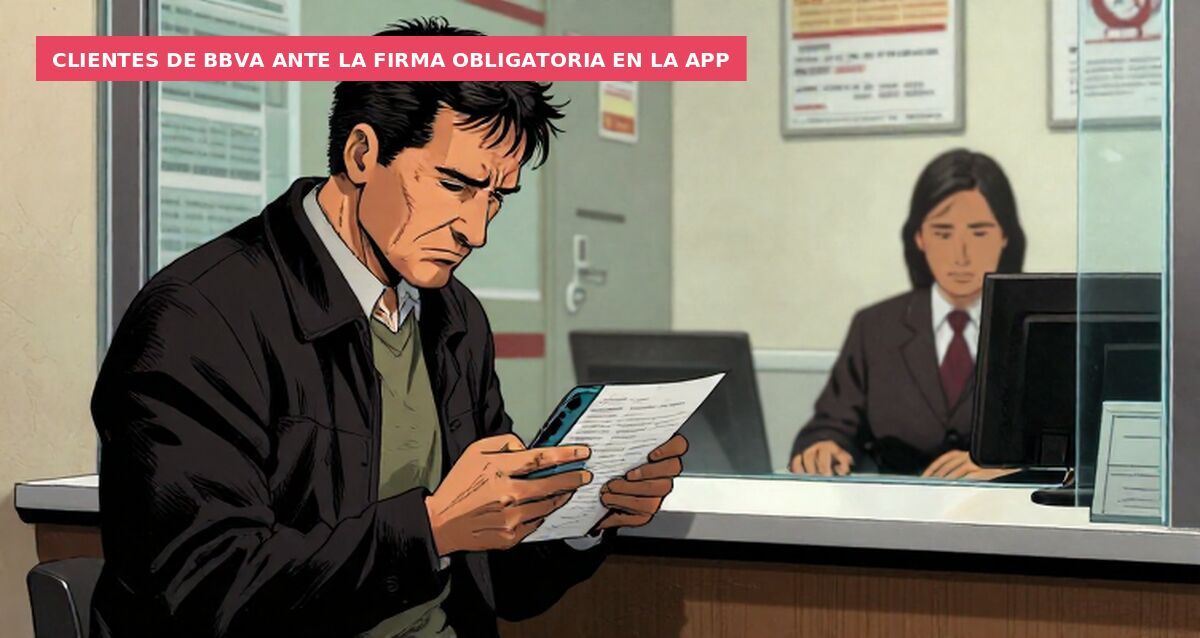 BBVA también obligará a usar la app para firmar operaciones