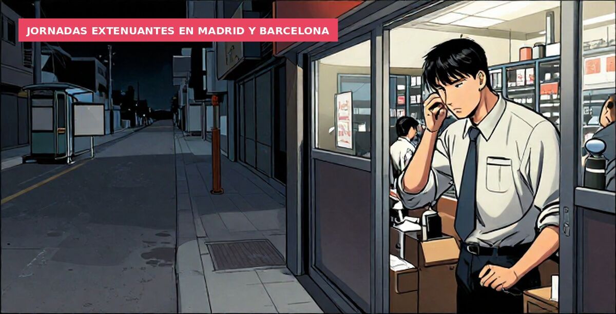 Jornadas extenuantes en Madrid y Barcelona