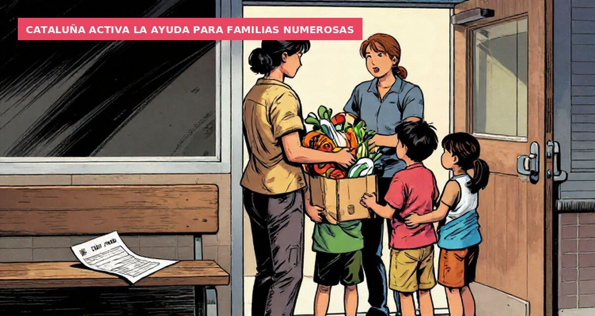 Cataluña activa la ayuda para familias numerosas