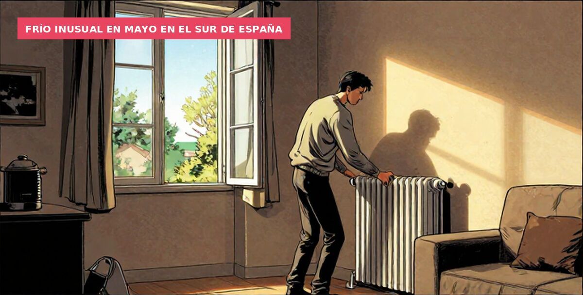Frío inusual en mayo en el sur de España