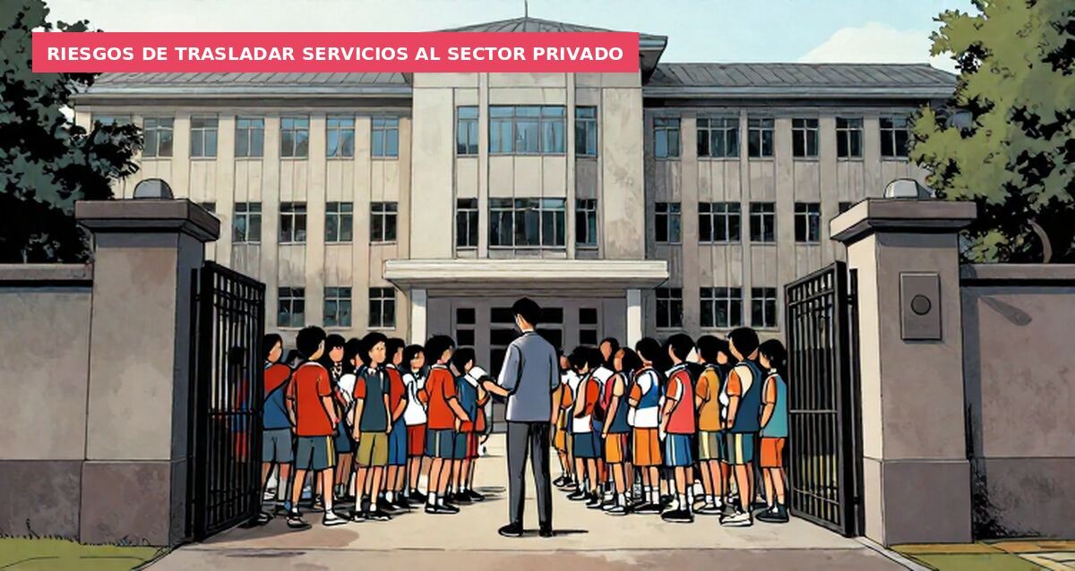 Riesgos de trasladar servicios al sector privado
