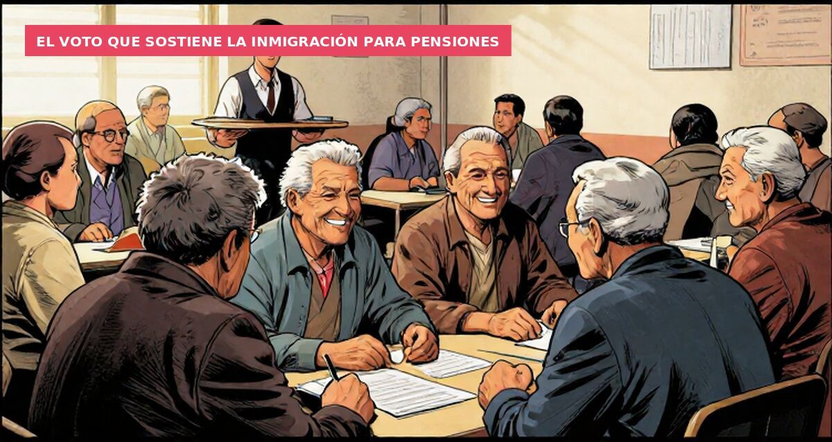 El voto que sostiene la inmigración para pensiones