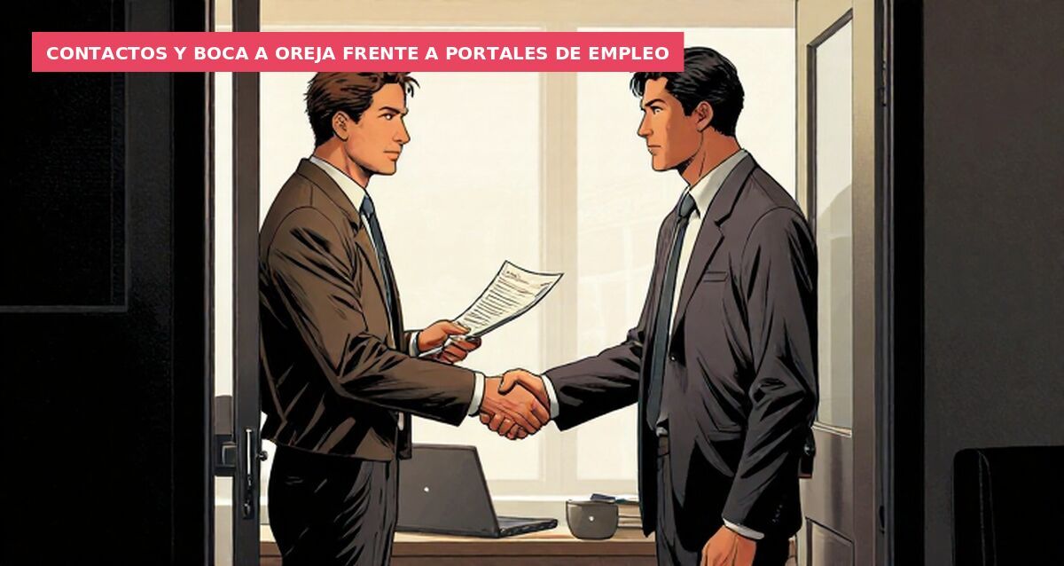 Contactos y boca a oreja frente a portales de empleo