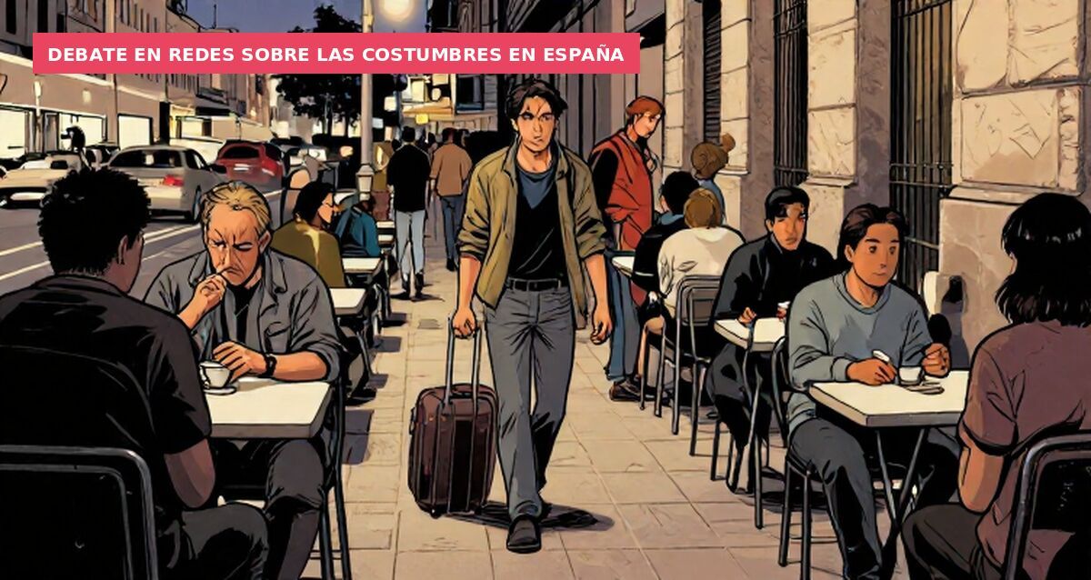 Debate en redes sobre las costumbres en España