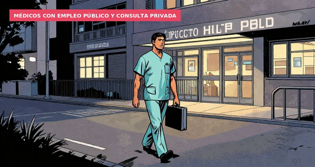 Médicos con empleo público y consulta privada