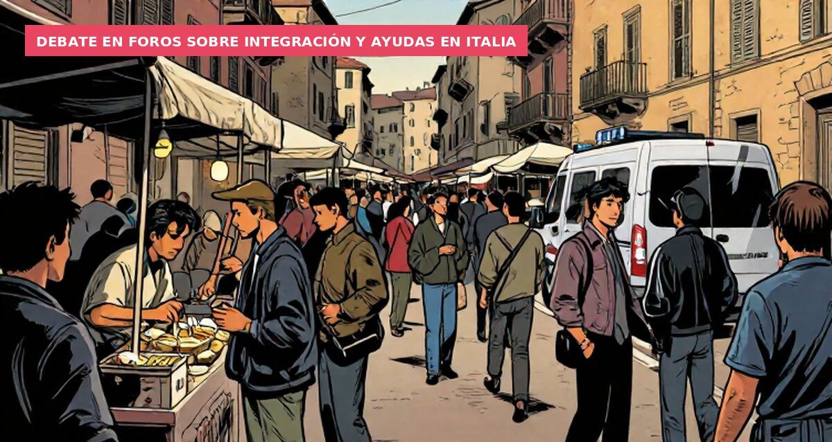 Debate en foros sobre integración y ayudas en Italia