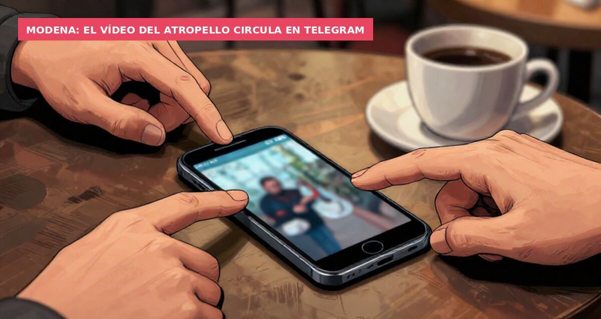 Modena: el vídeo del atropello circula en Telegram