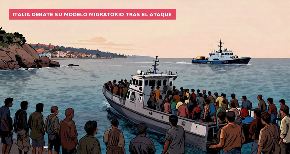 Italia debate su modelo migratorio tras el ataque