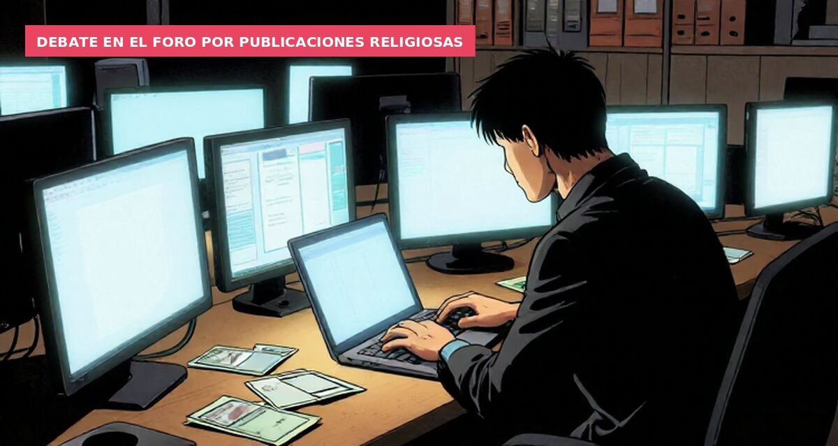 Debate en el foro por publicaciones religiosas