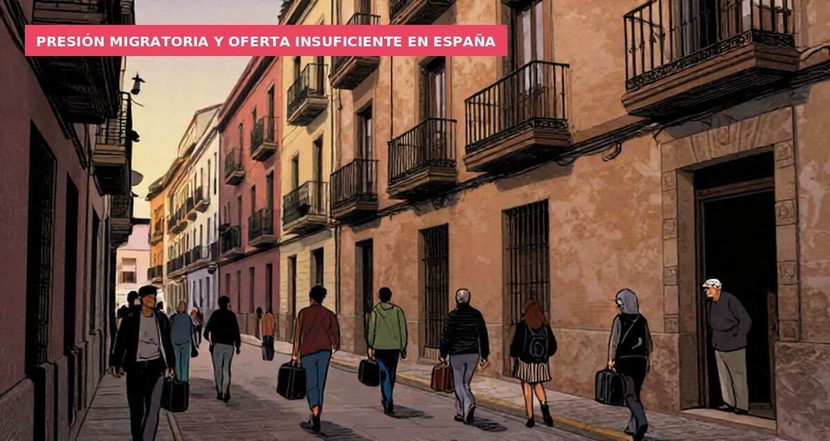 Presión migratoria y oferta insuficiente en España
