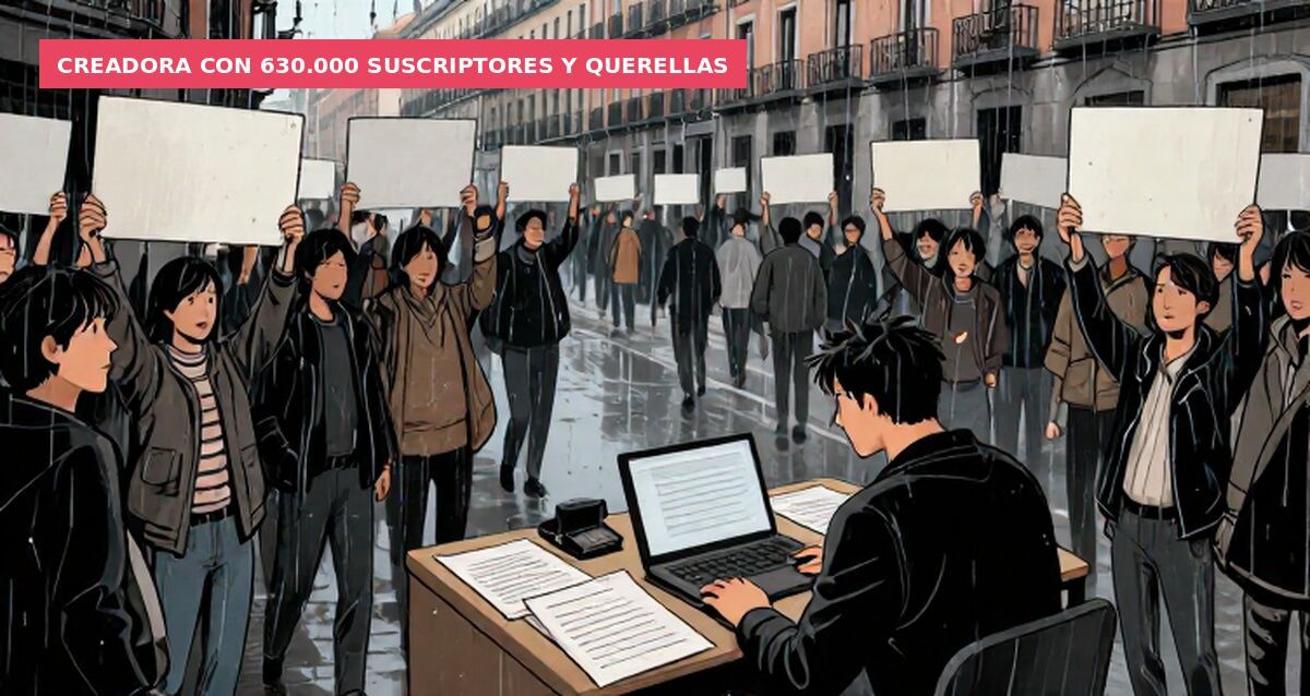 Creadora con 630.000 suscriptores y querellas