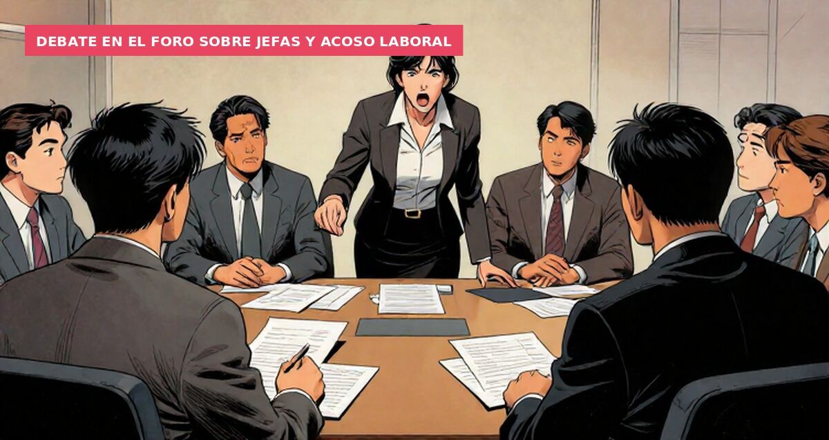 Debate en el foro sobre jefas y acoso laboral