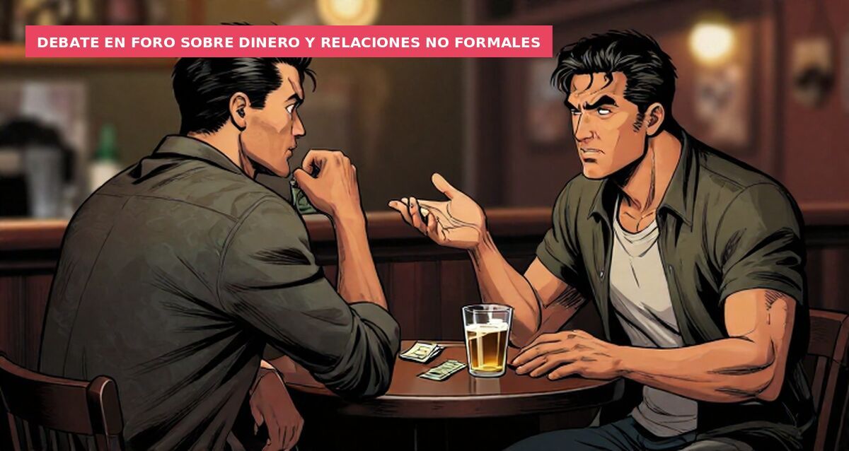 Debate en foro sobre dinero y relaciones no formales