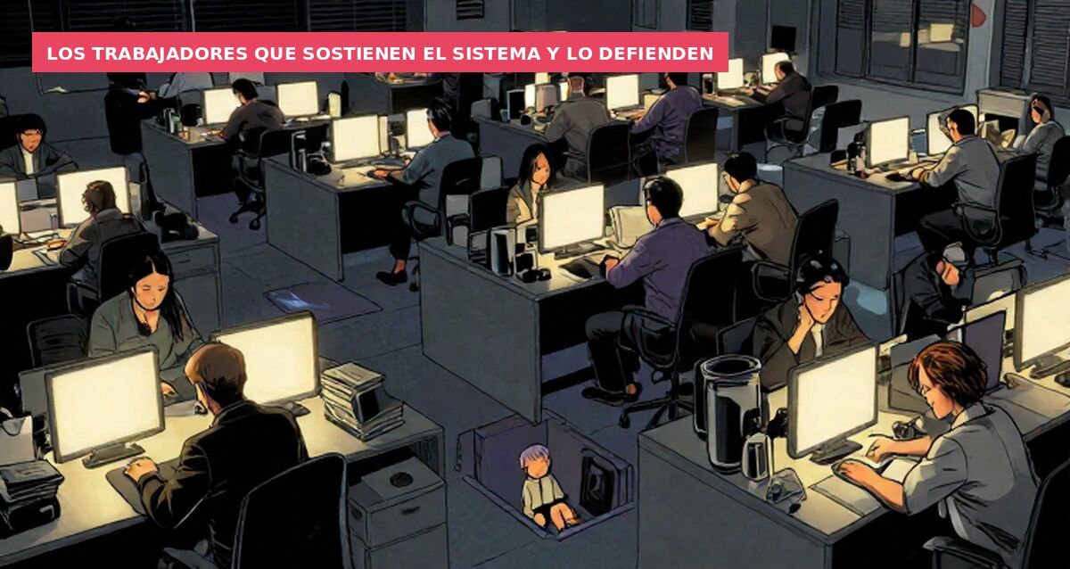 Los trabajadores que sostienen el sistema y lo defienden