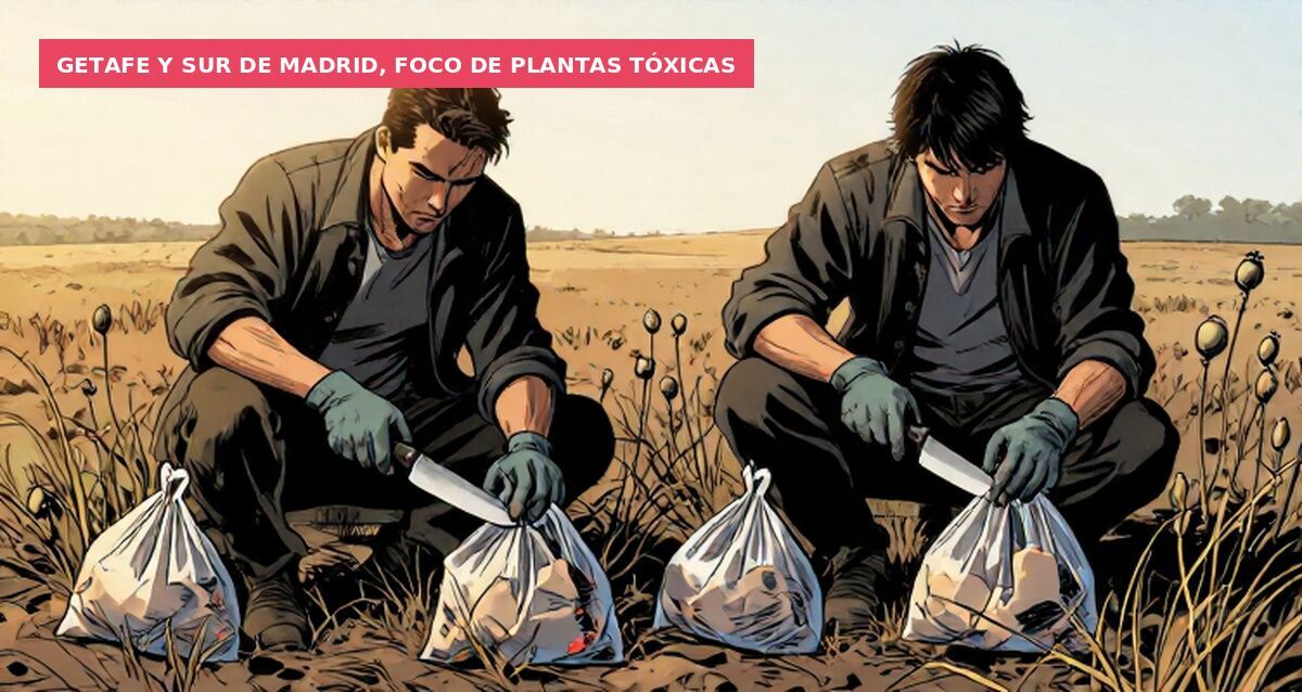 Getafe y sur de Madrid, foco de plantas tóxicas
