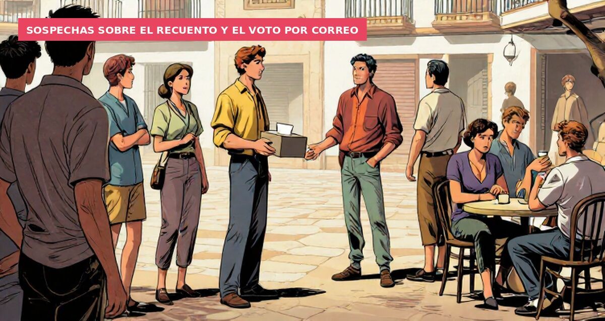 Sospechas sobre el recuento y el voto por correo