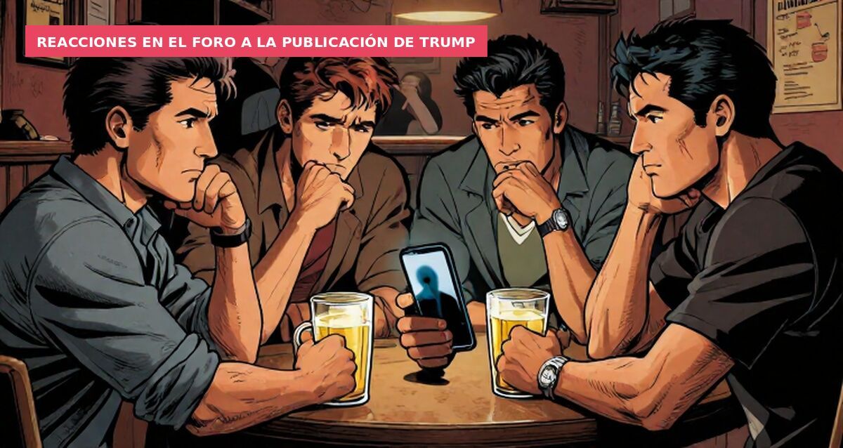 Reacciones en el foro a la publicación de Trump