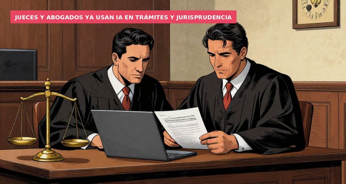 Jueces y abogados ya usan IA en trámites y jurisprudencia