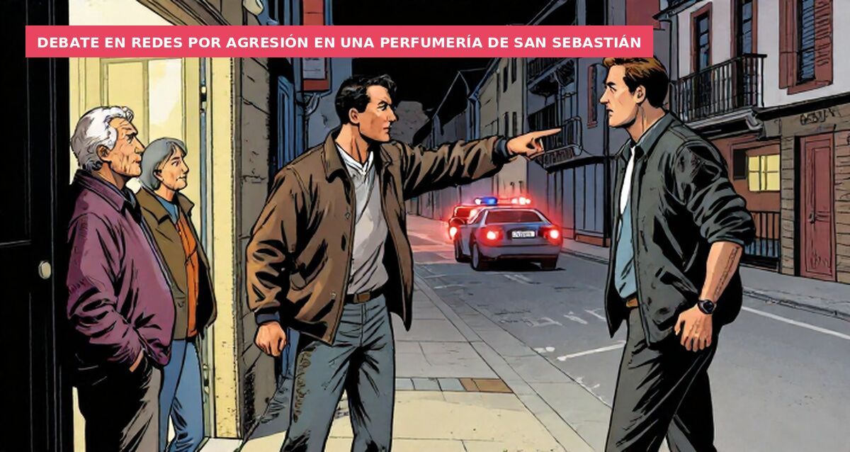 Debate en redes por agresión en una perfumería de San Sebastián