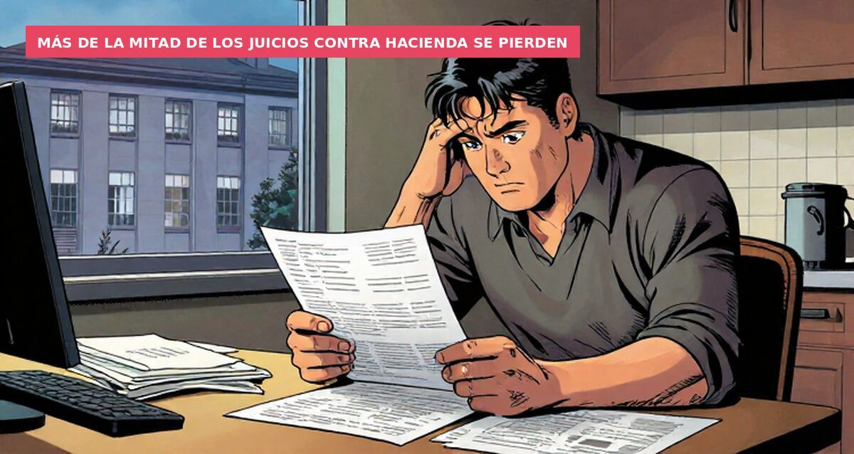 Más de la mitad de los juicios contra Hacienda se pierden