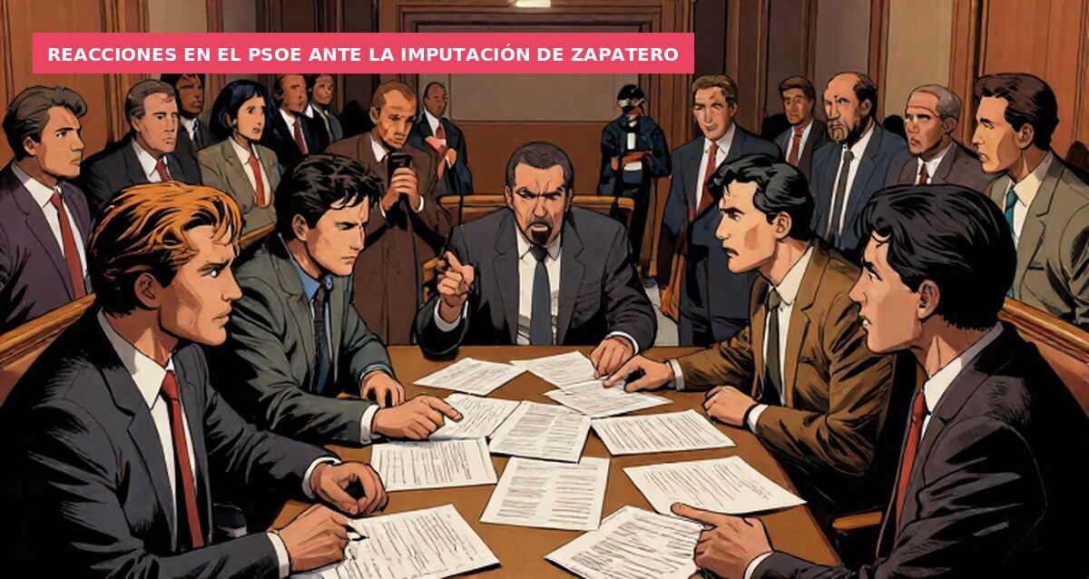 Reacciones en el PSOE ante la imputación de Zapatero
