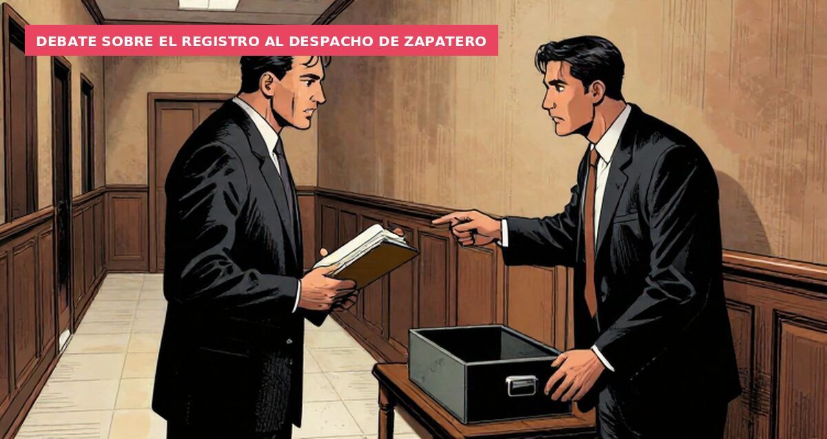 Debate sobre el registro al despacho de Zapatero