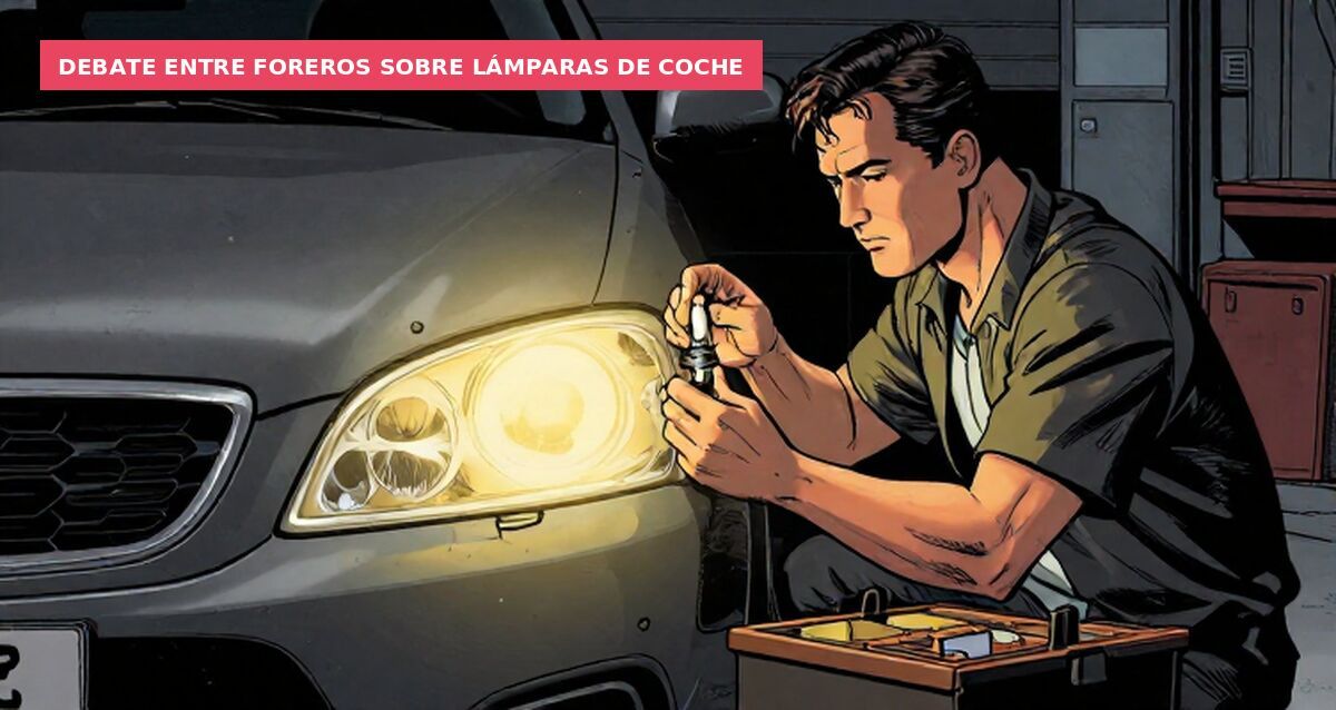 Debate entre foreros sobre lámparas de coche