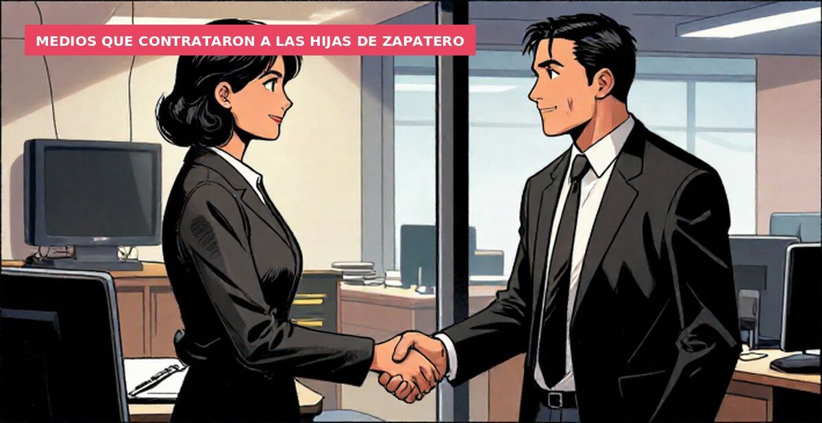 Medios que contrataron a las hijas de Zapatero