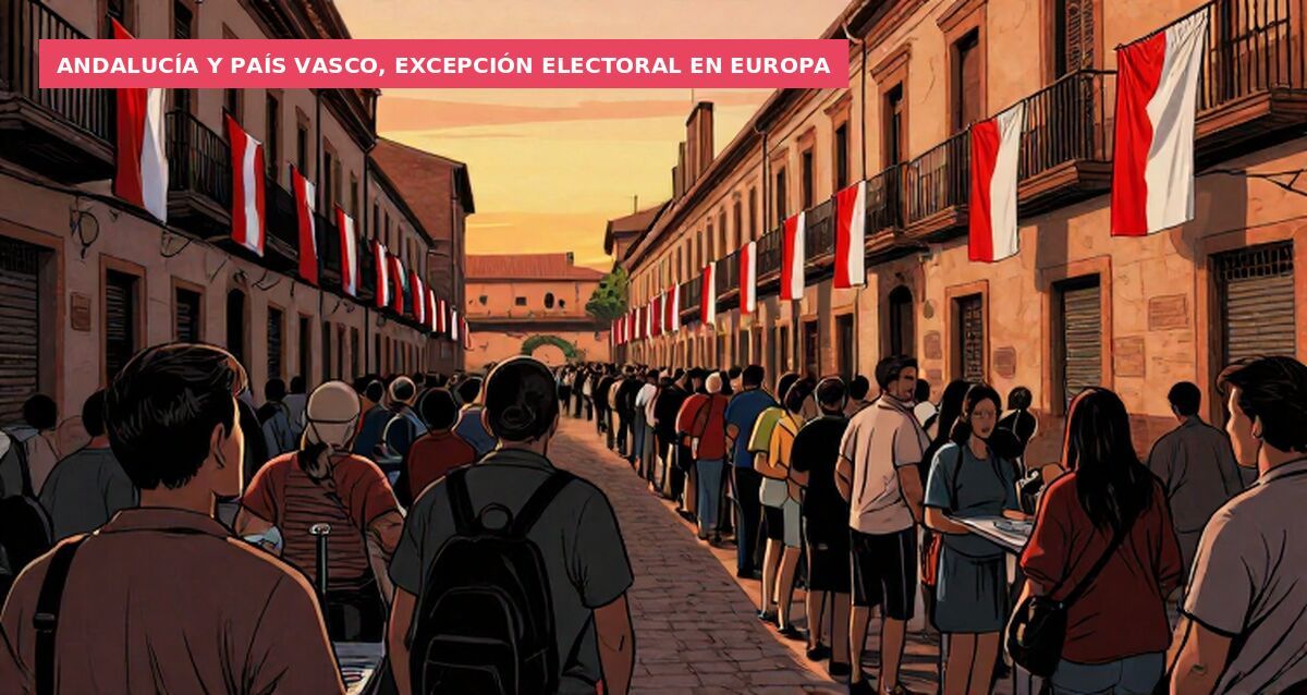 Andalucía y País Vasco, excepción electoral en Europa